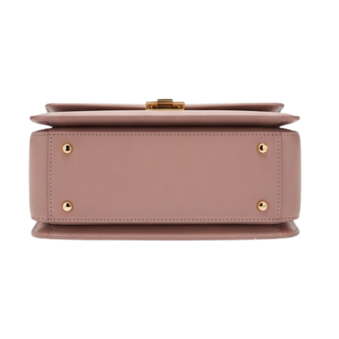 GORVIN Blush Pink Leather Crossbody Shoulder Bag